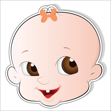 可愛娃娃臉圖
