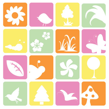 花卉和植物圖標(biāo)