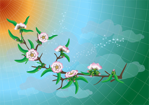 桃花枝