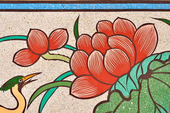 蓮花畫