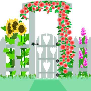 花園的門