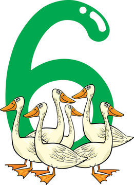 六號(hào)和6只鵝