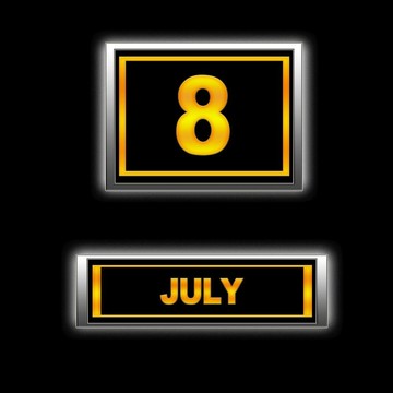 7月8日。