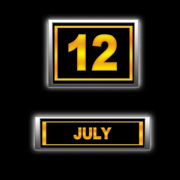 7月12日。
