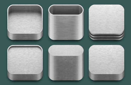 iPhone和iPad應(yīng)用程序圖標(biāo)。