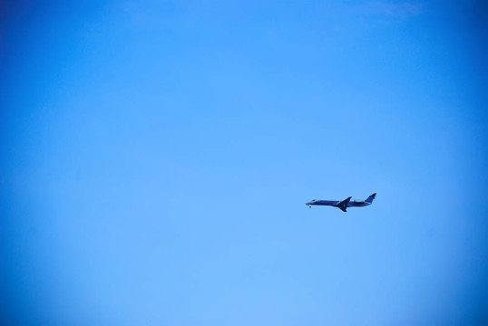 空中的飛機(jī)