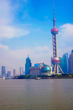 上海外灘全景 陸家嘴建筑群高清