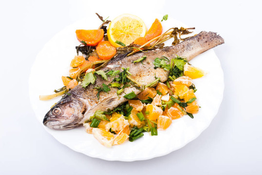 烤鱒魚(yú)