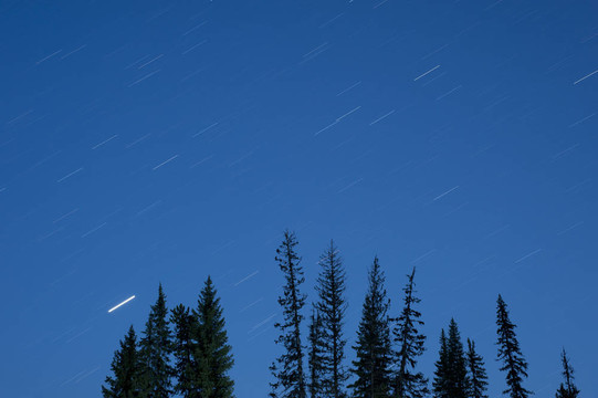 夜空與星星