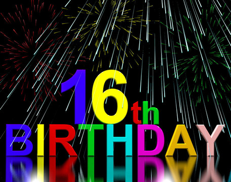 第十六或第十六生日慶祝煙花