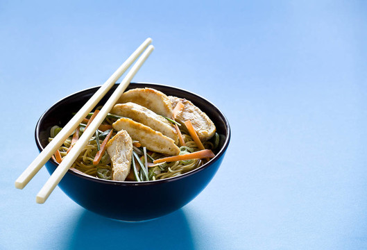 雞中餐與分隔開的