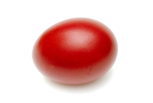 紅色的復(fù)活節(jié)彩蛋