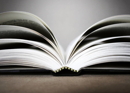 打開的書