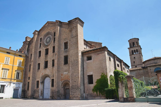 圣弗朗西斯科Del Prato教授教會(huì)。帕爾馬。Emilia Romagna。意大利.
