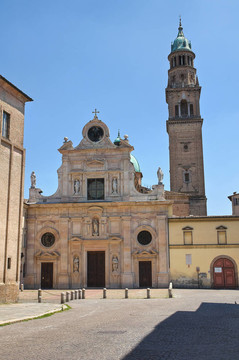 圣喬凡尼Battista教堂。帕爾馬。Emilia Romagna。意大利.