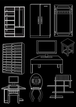 家具；輪廓。
