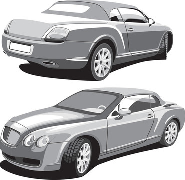 豪華car_grayscale