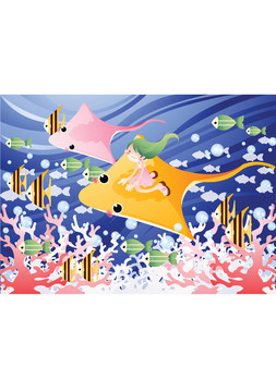 孩子們在夏天