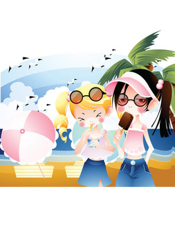 孩子們在夏天