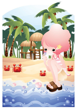 孩子們?cè)谙奶? style=