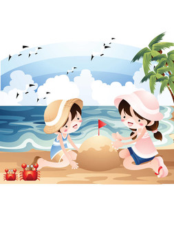 孩子們在夏天