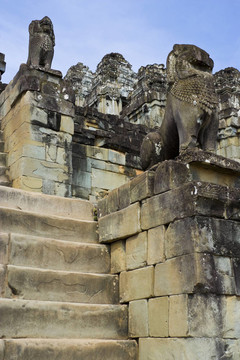 柬埔寨金邊Bakheng寺廟；