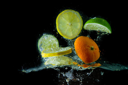 水果飛濺