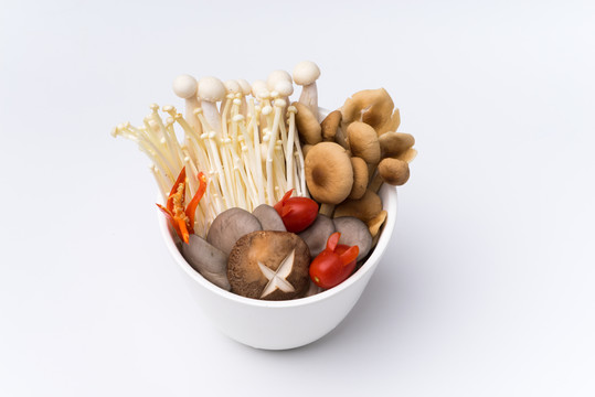 香菇茶樹菇 金針菇拼盤