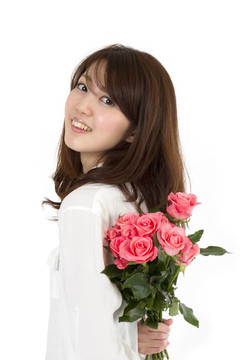 年輕美麗的女人