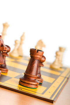 棋盤上的棋子
