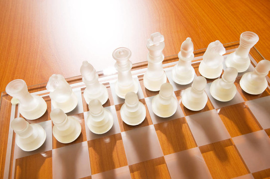 棋盤上的棋子