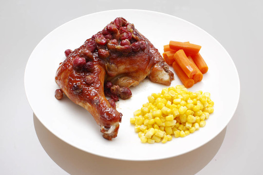 雞肉和蔬菜