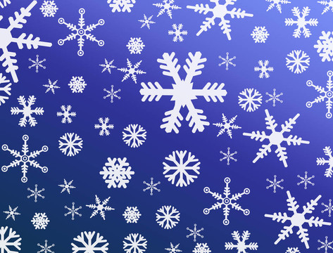 無縫Snowflake Background