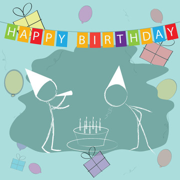 孩子們慶祝生日