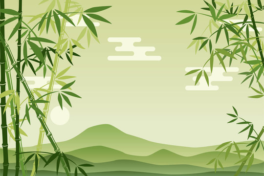 抽象竹背景