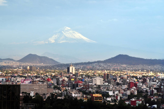 墨西哥城火山山觀
