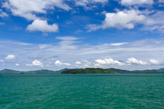 棕櫚島在安達(dá)曼海地平線上的風(fēng)景