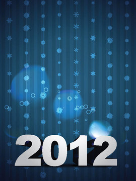 2012新年快樂背景