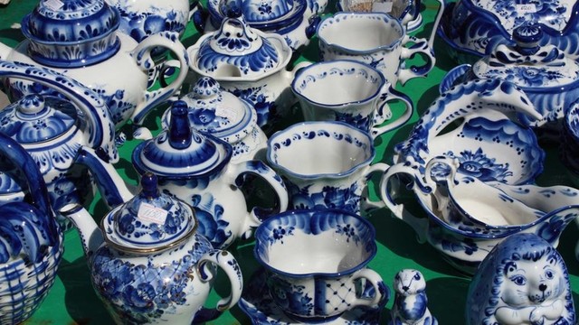 Clay Gzhel紀(jì)念品
