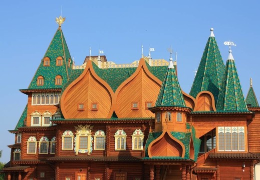 Tsar Alexei Mikhailovich的宮殿塔