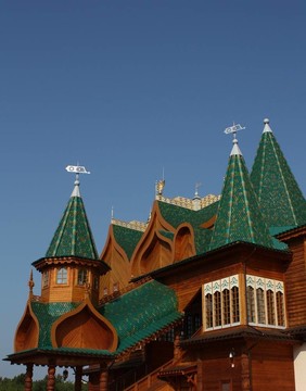Tsar Alexei Mikhailovich的宮殿塔