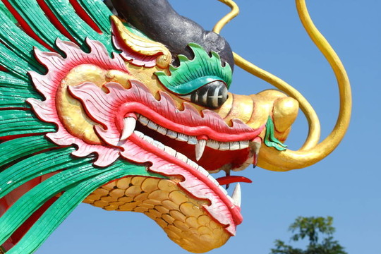 龍的雕像