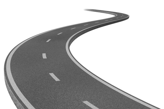 通往目的地的公路