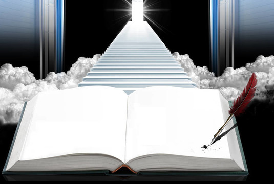 打開的書