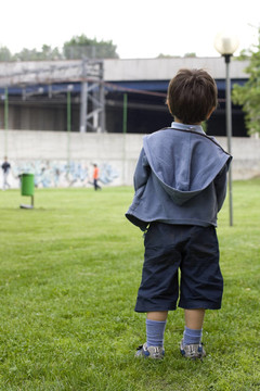 公園里的孩子