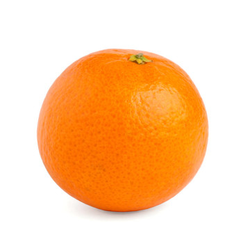 Tangerine夜店孤立在白色背景