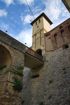 費(fèi)利諾城堡。Emilia Romagna。意大利.