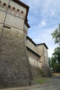 費(fèi)利諾城堡。Emilia Romagna。意大利.