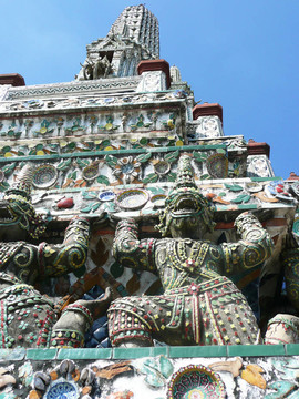 郑王庙；曼谷；泰国。