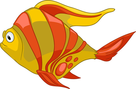 卡通人物的魚